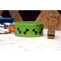 Haonai 8 inch ceramic big pet feeder pet bowl dog dish wholesales